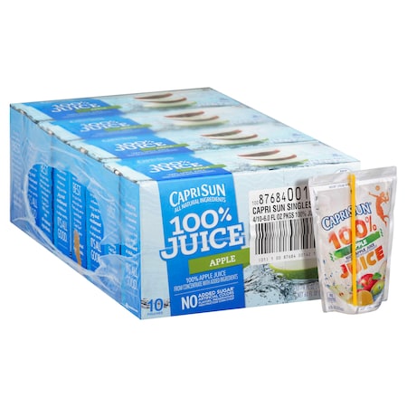 Capri Sun Beverage Apple 6 fl. oz., PK40 10087684001421
